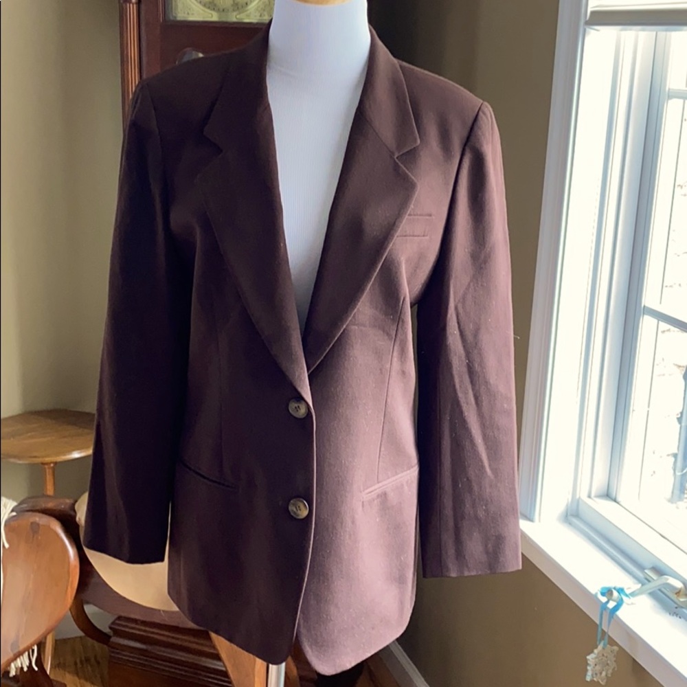 Liz Claiborne Jacket 100% wool  petite 8